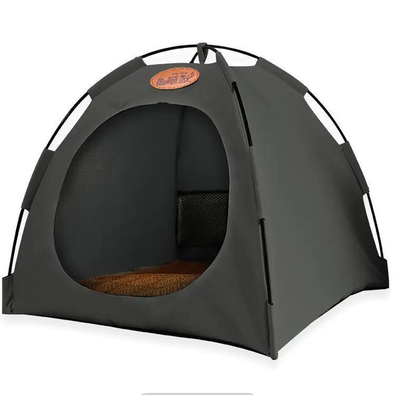Foldable Pet Tent with Mat - Perfect for Outdoor Travel and Camping - Ideal for Cats and Dogs ,Suit for All Seasons ,The Perfect Nest for Dogs and Cats Living ,Pet Supplies