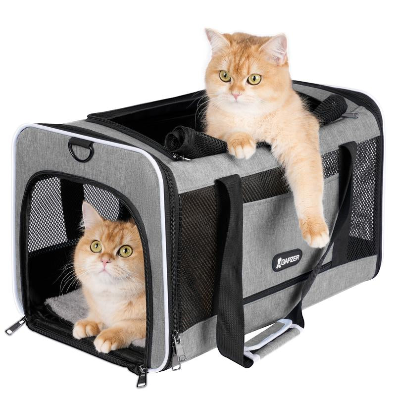Cat Carriers Dog Carrier Pet Carrier for Small Dogs, Cats, Rabbits and Other Small Animals, Small Dog Carrier Soft Sided, Airline Approved Soft Pet Carrier,(Up to 16Lbs)