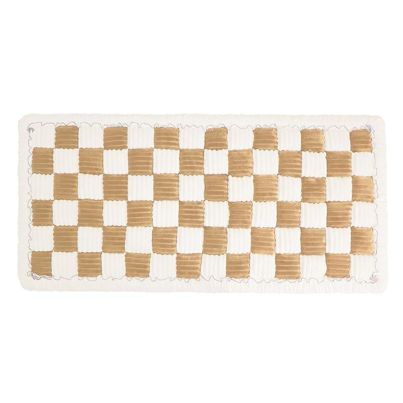Pet Bed Mat for Car Backseat Extender Non-Slip Plaid Dog Bed Blanket for Car Back Seat Travel Pet Mat Custom Fit for Backseat Extenders and Seat Covers